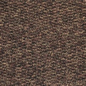 Dark Brown Loop Pile Bedroom Carpet and Felt Backing